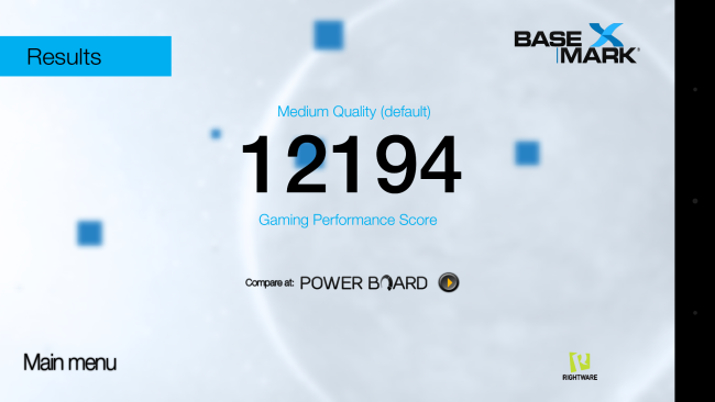 Resultado en Basemark del Huawei Mate S