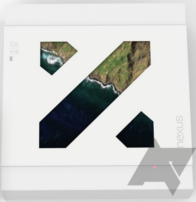 Caja del nuevo Nexus 5X de Google
