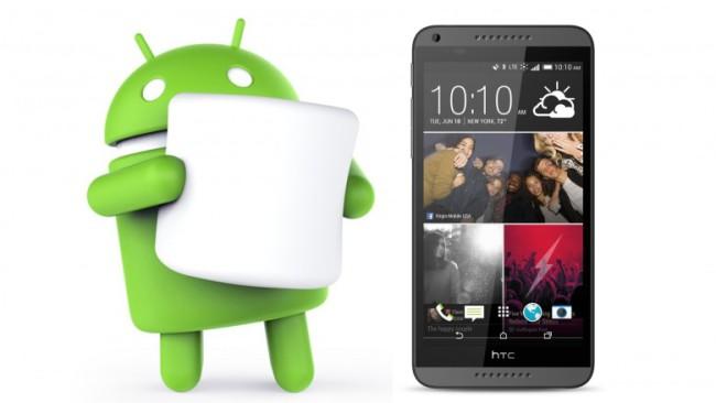 Teléfonos de HTC con logo de Android Marshmallow