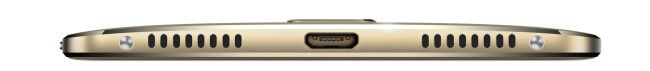 Huawei Mate S vista de los altavoces y conector