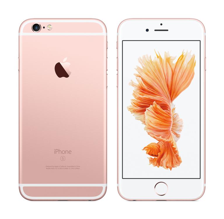 iPhone 6s en color rosa