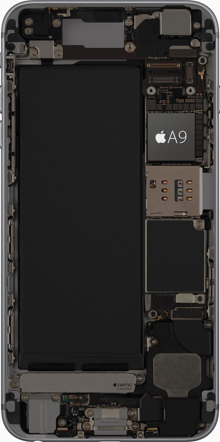 iPhone 6s con procesador A9