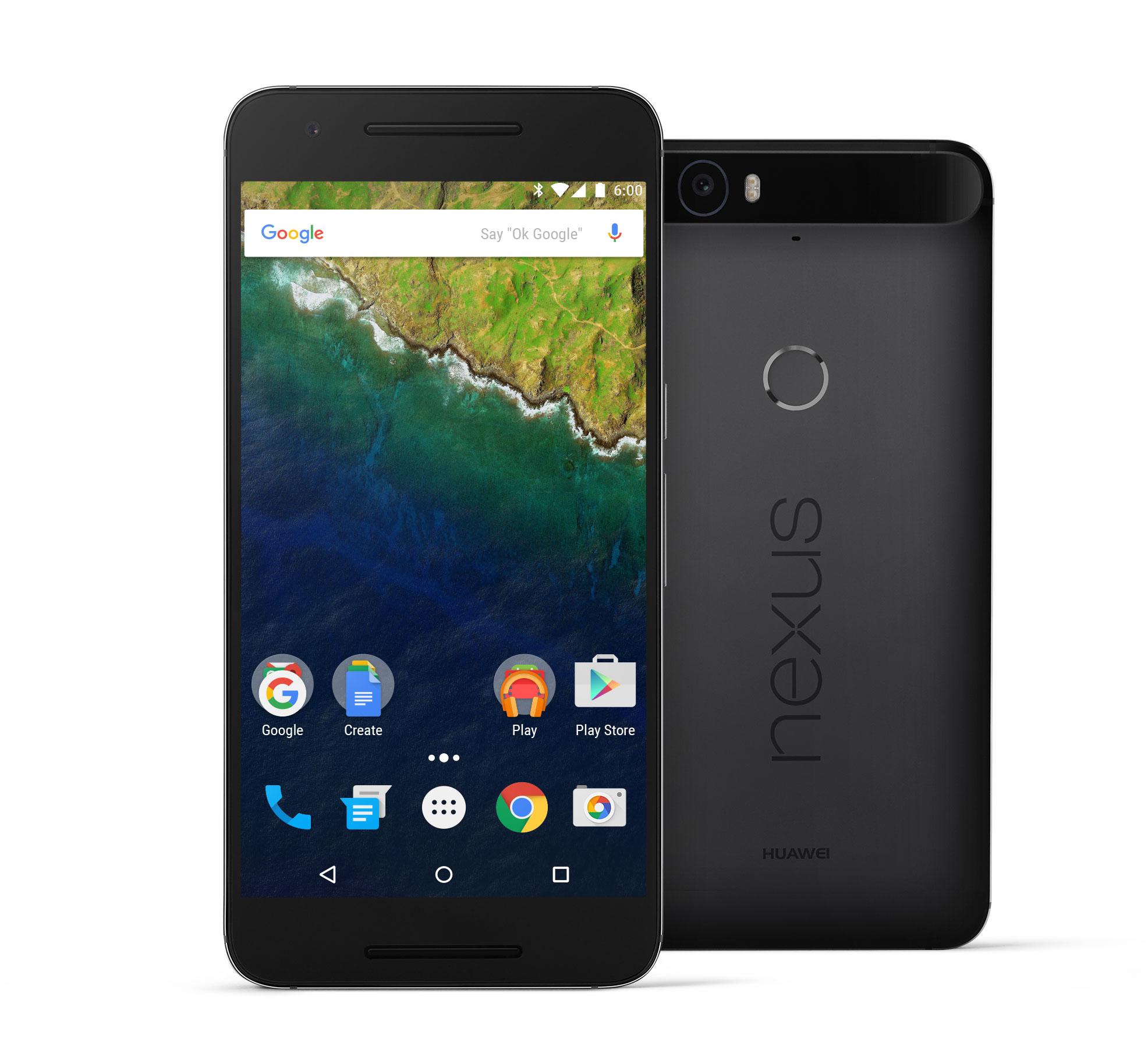 Nexus 6P en color negro