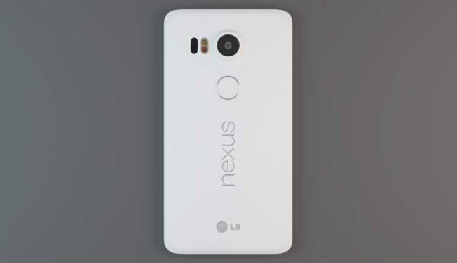 Carcasa blanca del Nexus 5X