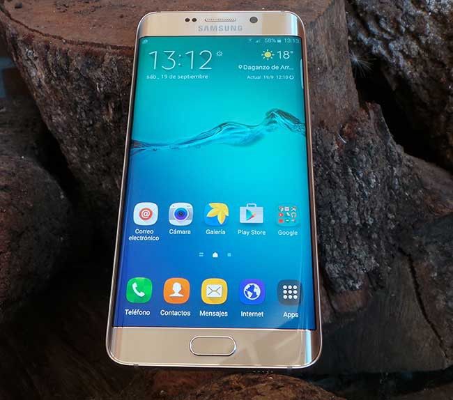 Frontal del Samsung Galaxy S6 Edge Plus