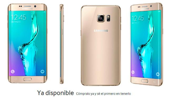 Samsung Galaxy S6 Edge Plus dorado