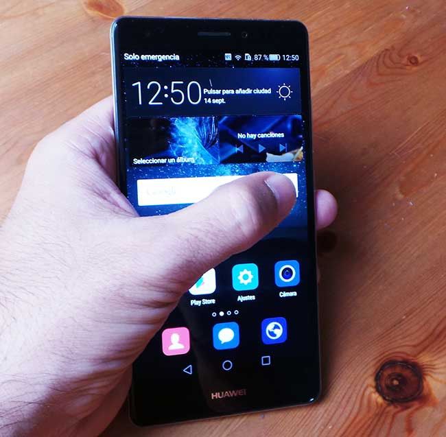Utilizando el Huawei Mate S