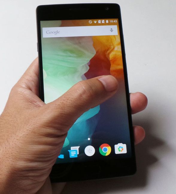 OnePlus 2 en uso
