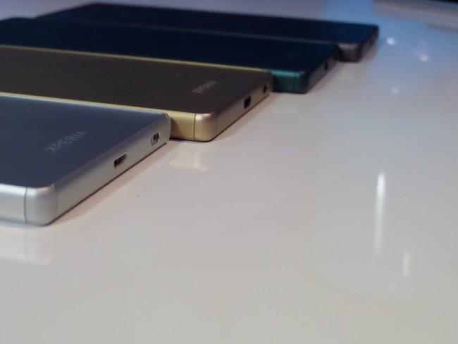 Sony Xperia Z5 colores lateral