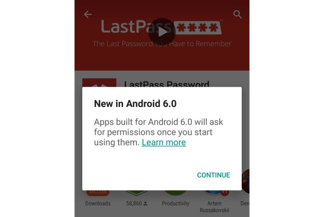 Google Play permisos