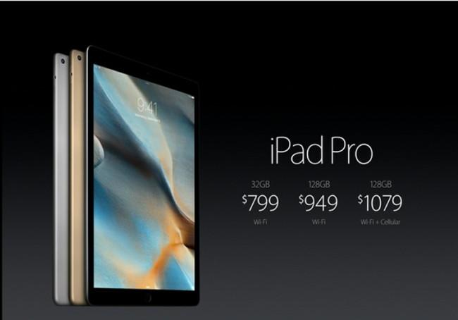 Precios del iPad Pro