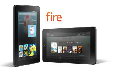 Kindle Fire con logo