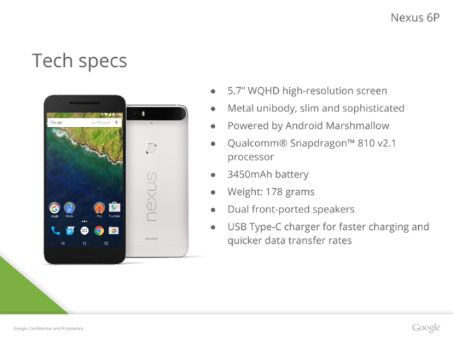 Nexus 6P de Google