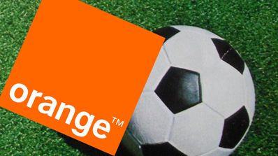 orange balon de futbol
