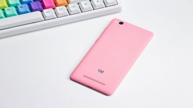 xiaomi mi4c de color rosa