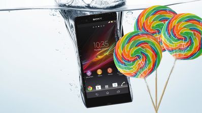 Sony Xperia Z con piruletas
