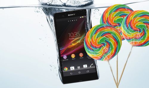 Sony Xperia Z con piruletas
