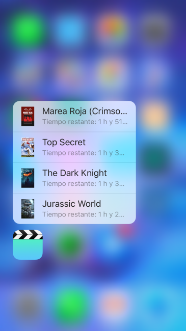 Uso de iPhone 6s Plus con Touch 3d