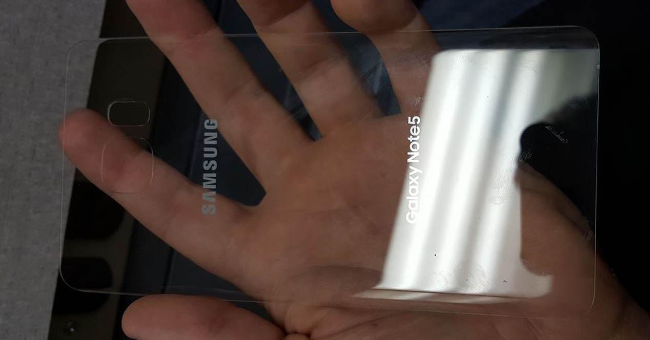 Galaxy Note 5 transparente