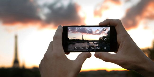 HTC ONE A9 en modo vídeo
