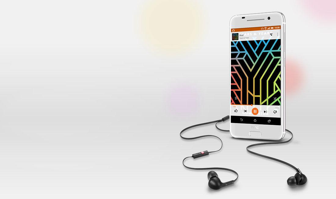 HTC One A9 con auriculares beats