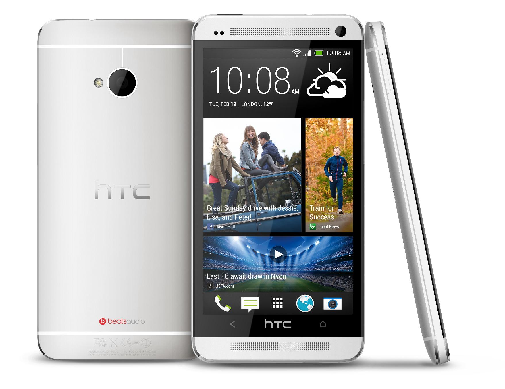HTC One M7 plateado