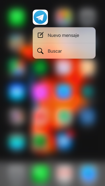 Uso de presión en pantalla iPhone 6s Plus con Touch 3D