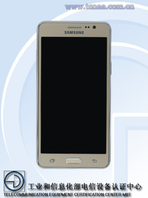 Imagen frontal del Samsung Galaxy Grand On