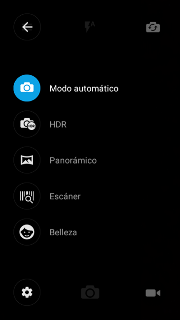 Opciones de la cámara del Alcatel OneTouch Pop 3 (5)