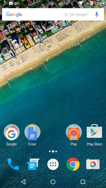 Escritorio del Nexus 5X