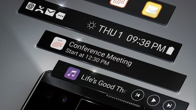 Pantalla secundaria del LG V10