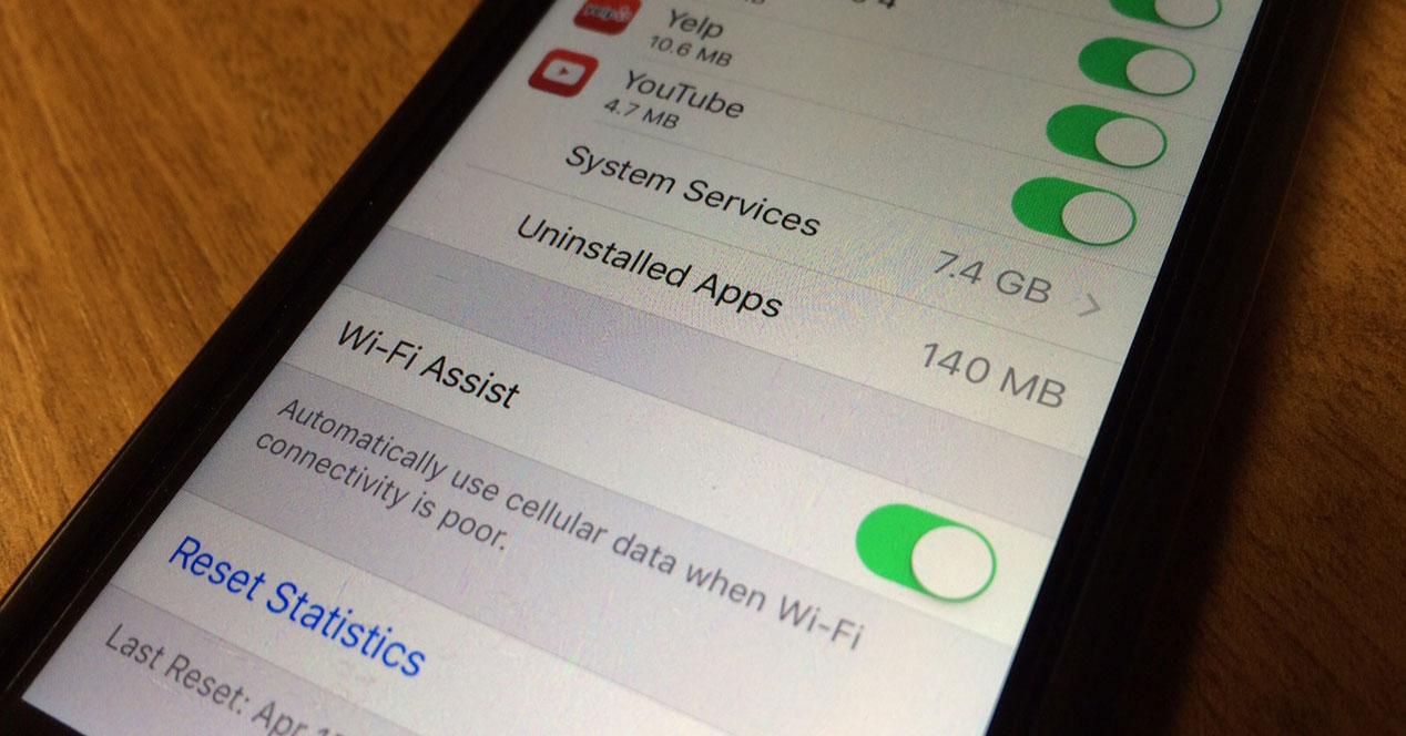 Función Wi-Fi Assists en iOS 9