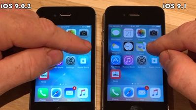 iPhone 4S con iOS 9.1
