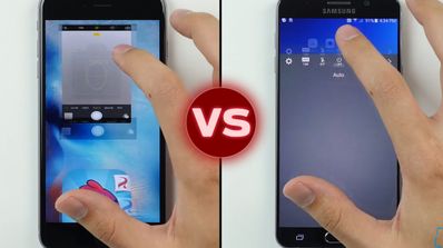 iPhone 6s plus vs Samsung Galaxy note 5 prueba real