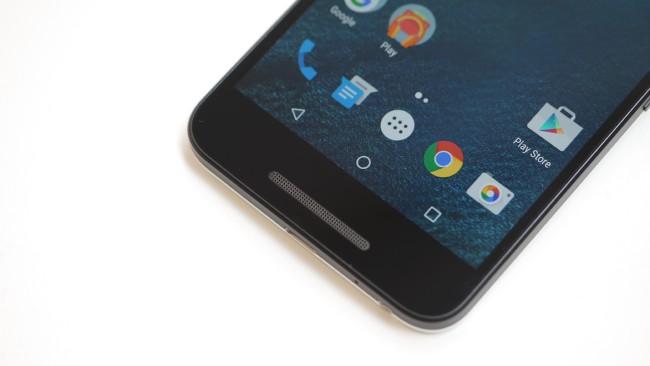 Nexus 5x detalle botones capacitivos