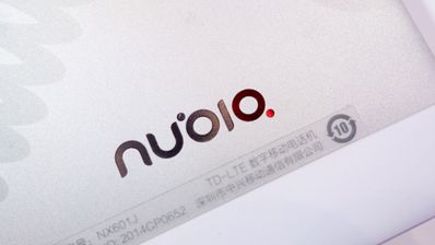 logo nubia en movil zte
