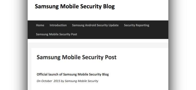Samsung Mobile Blog