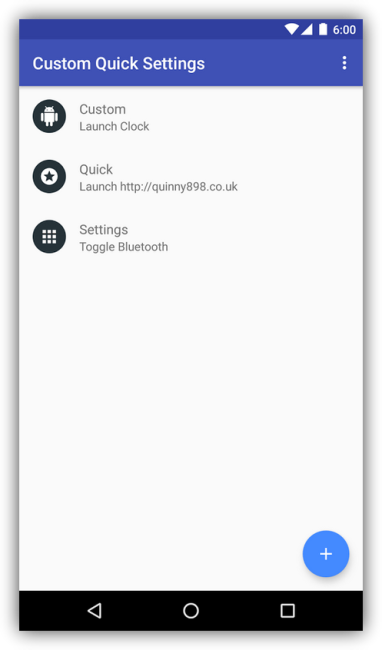Custom Quick Settings para Android 6.0 Marshmallow