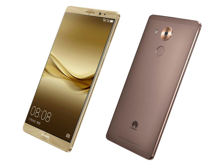 Huawei Mate 8 oro y oro rosa