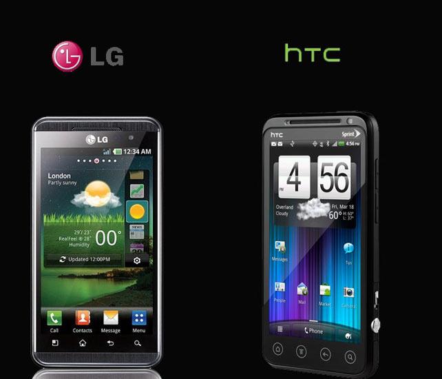 LG Optimus 3D y HTC EVO 3D