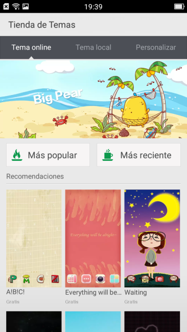 Tamas en el Oppo Mirror 5s