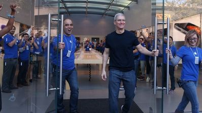 Apple Store con Tim Cook