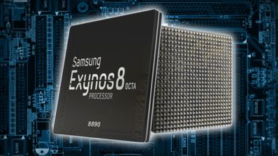 Exynos 8890 sobre fondo de circuitos