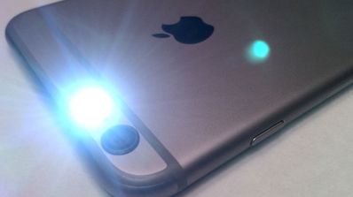 Flash de la cámara del iPhone 6