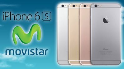 iPhone 6s con logo Movistar