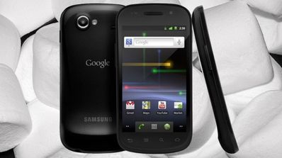 Nexus S con fondo de Marshmallow