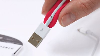 pegamento moldeable cable iPhone