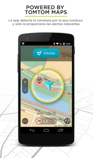 tomtom radares vista mapa