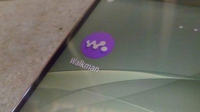 app Walkman en un Xperia Z5