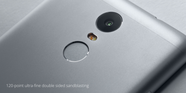 Xiaomi Redmi Note 3 detalle de la cámara y sensor de huellas